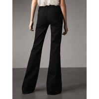 BLACK Jean stretch évasé