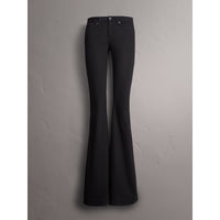 BLACK Jean stretch évasé