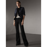BLACK Jean stretch évasé