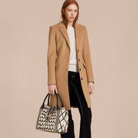 LIMESTONE Sac tote The Buckle medium en cuir à imprimé trompe-l'œil