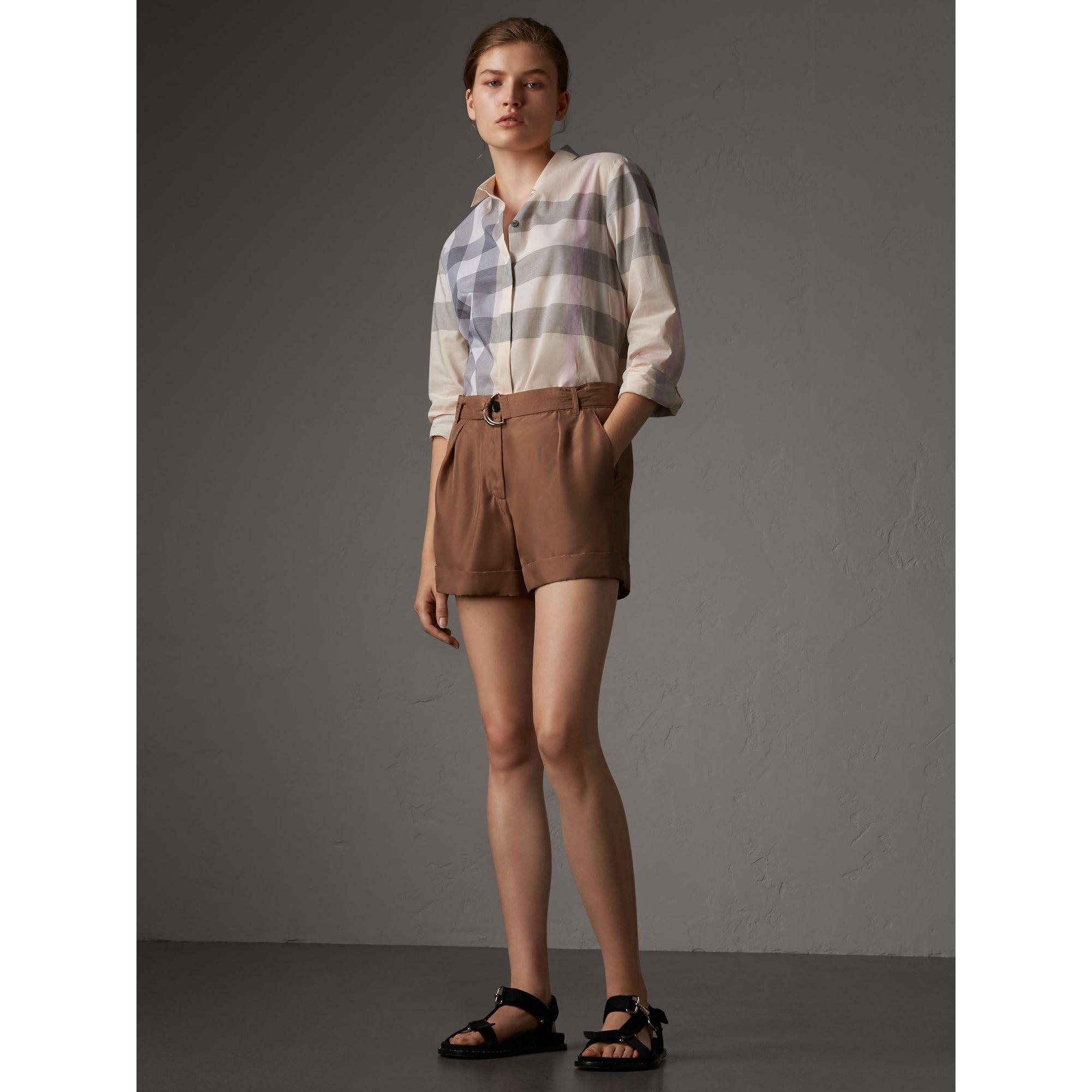 APRICOT Chemise en coton à motif check