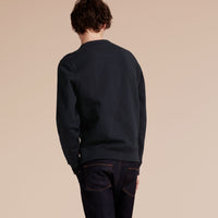 NAVY Sweat-shirt en jersey de coton mélangé