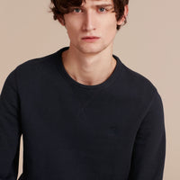 NAVY Sweat-shirt en jersey de coton mélangé
