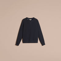 NAVY Sweat-shirt en jersey de coton mélangé