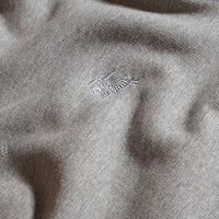 PALE GREY MELANGE Sweat-shirt en jersey de coton mélangé