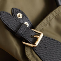 CANVAS GREEN Sac The Rucksack medium en nylon technique avec appliqué à motif Pallas Heads