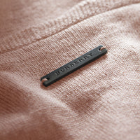 PALE TAUPE Cardigan ouvert en laine mérinos et soie