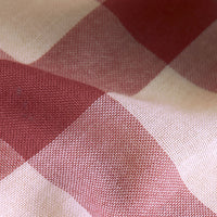 Écharpe légère en laine et cachemire à motif check - Rose craie