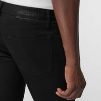 Jean skinny en denim brossé extensible - Noir