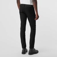 Jean skinny en denim brossé extensible - Noir
