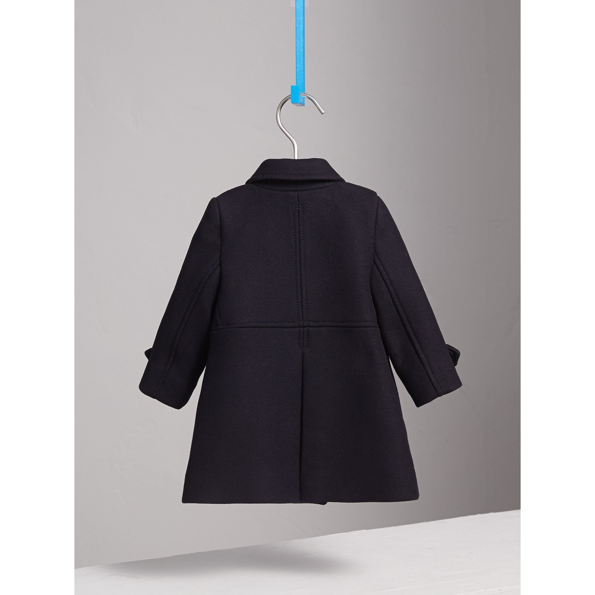 NAVY Manteau ajusté en sergé de laine et cachemire mélangés