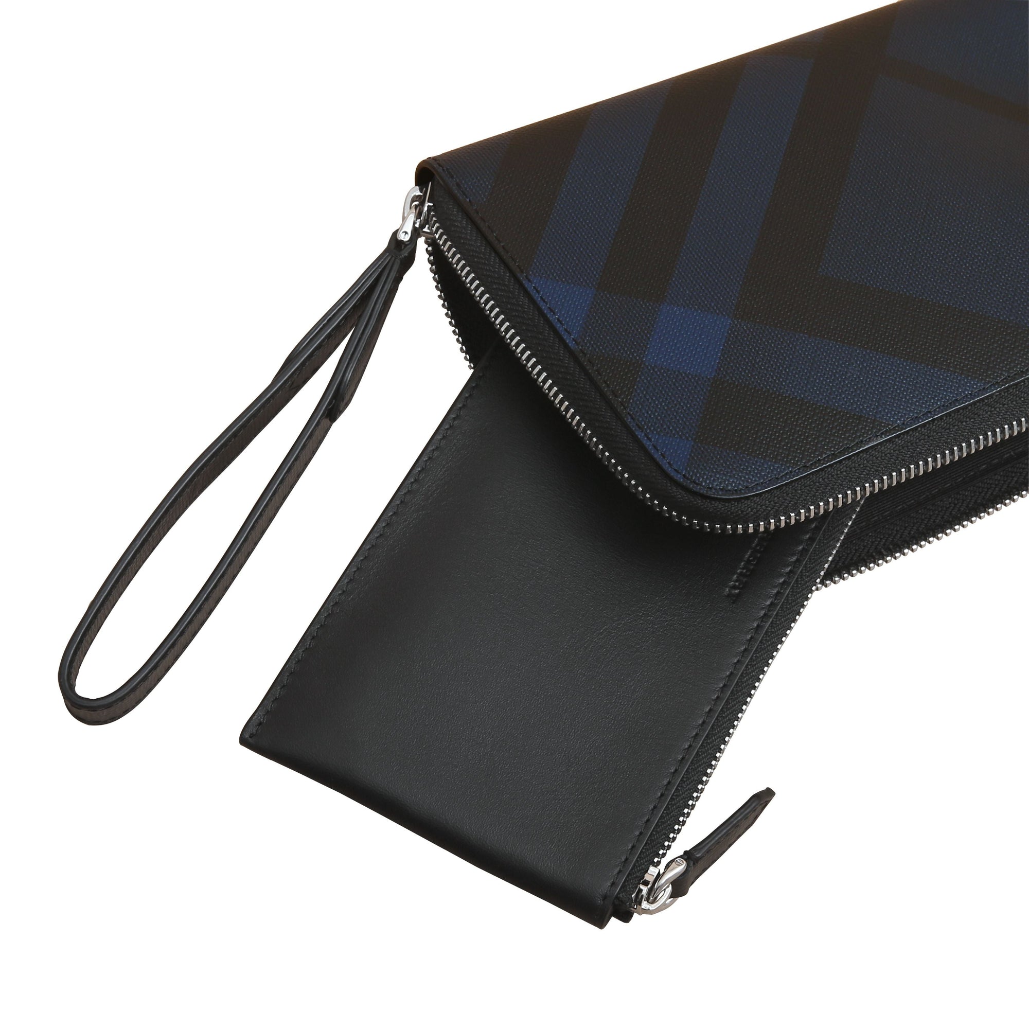 NAVY/BLACK Portefeuille de voyage à motif London check