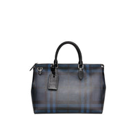 NAVY/BLACK Grand attaché-case à motif London check
