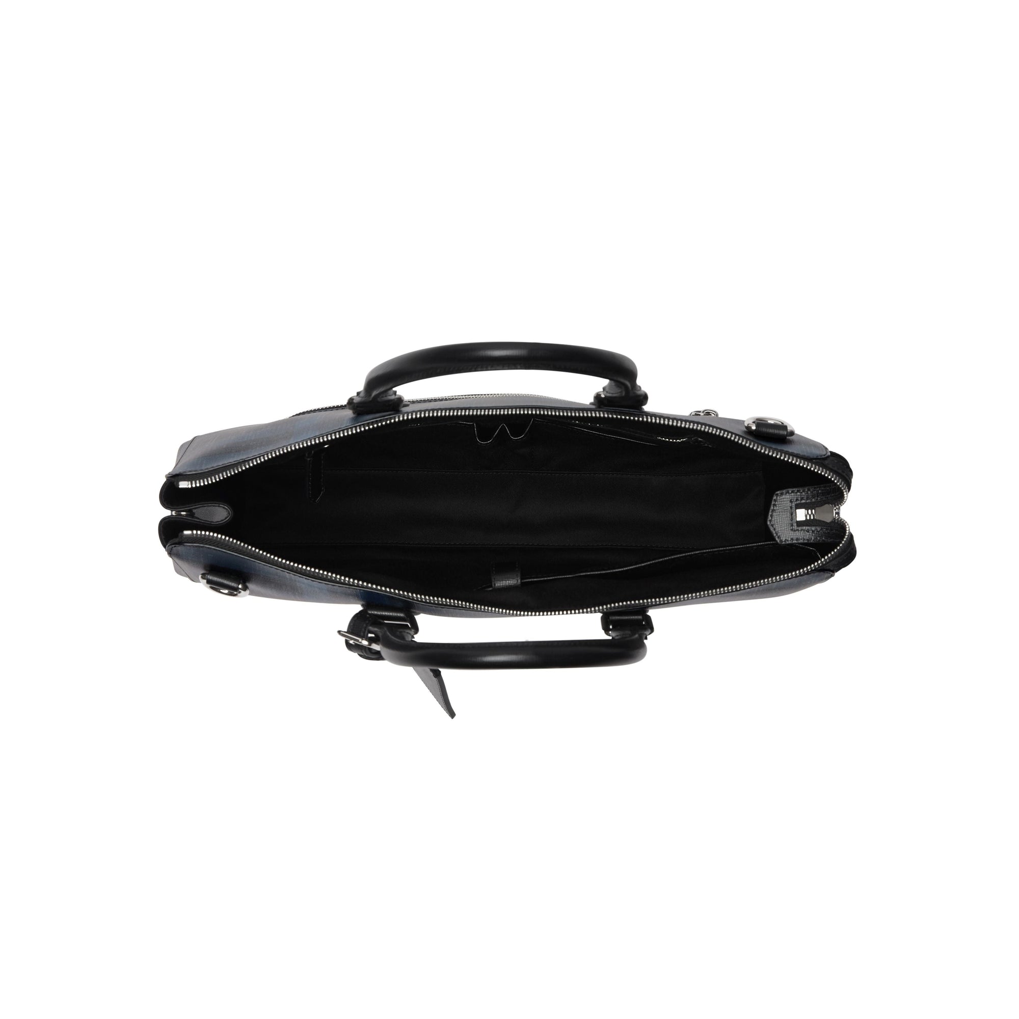 NAVY/BLACK Grand attaché-case à motif London check