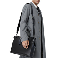 BLACK Grand attaché-case en cuir London