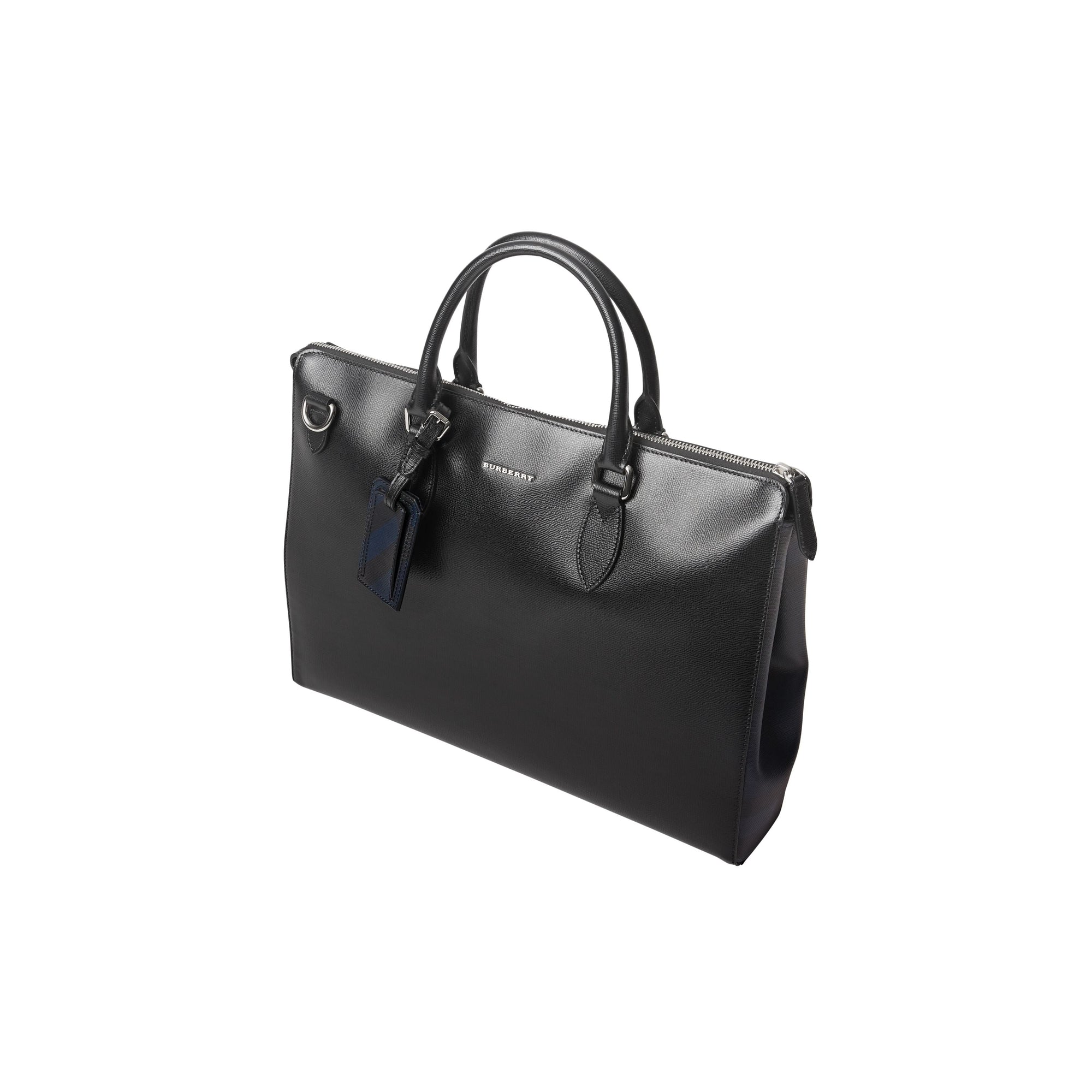 BLACK Grand attaché-case en cuir London