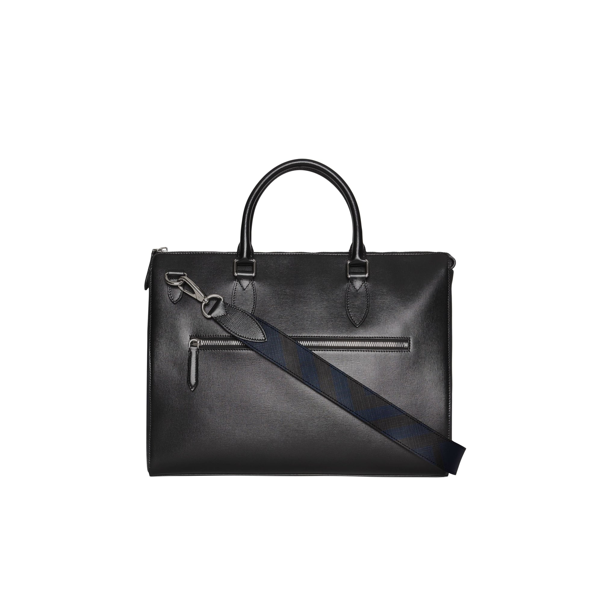 BLACK Grand attaché-case en cuir London