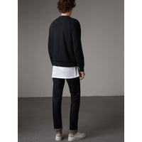 BLACK Sweat-shirt en coton avec motif Bestiaire