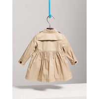 HONEY Robe trench en coton extensible