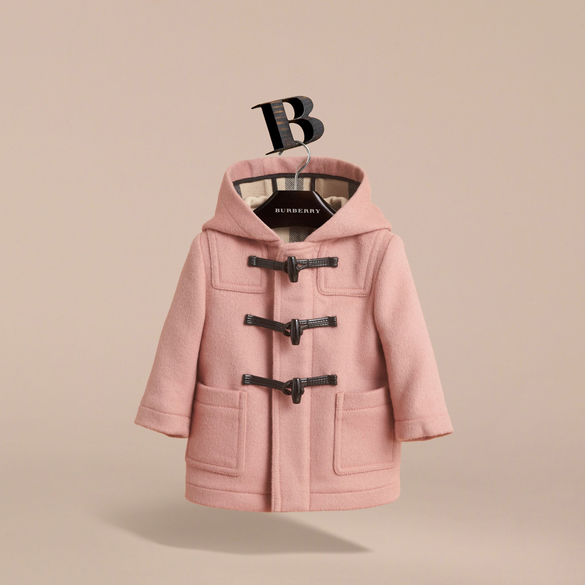 PALE ROSE Duffle-coat en laine