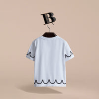 WHITE T-shirt en coton avec imprimé Lady