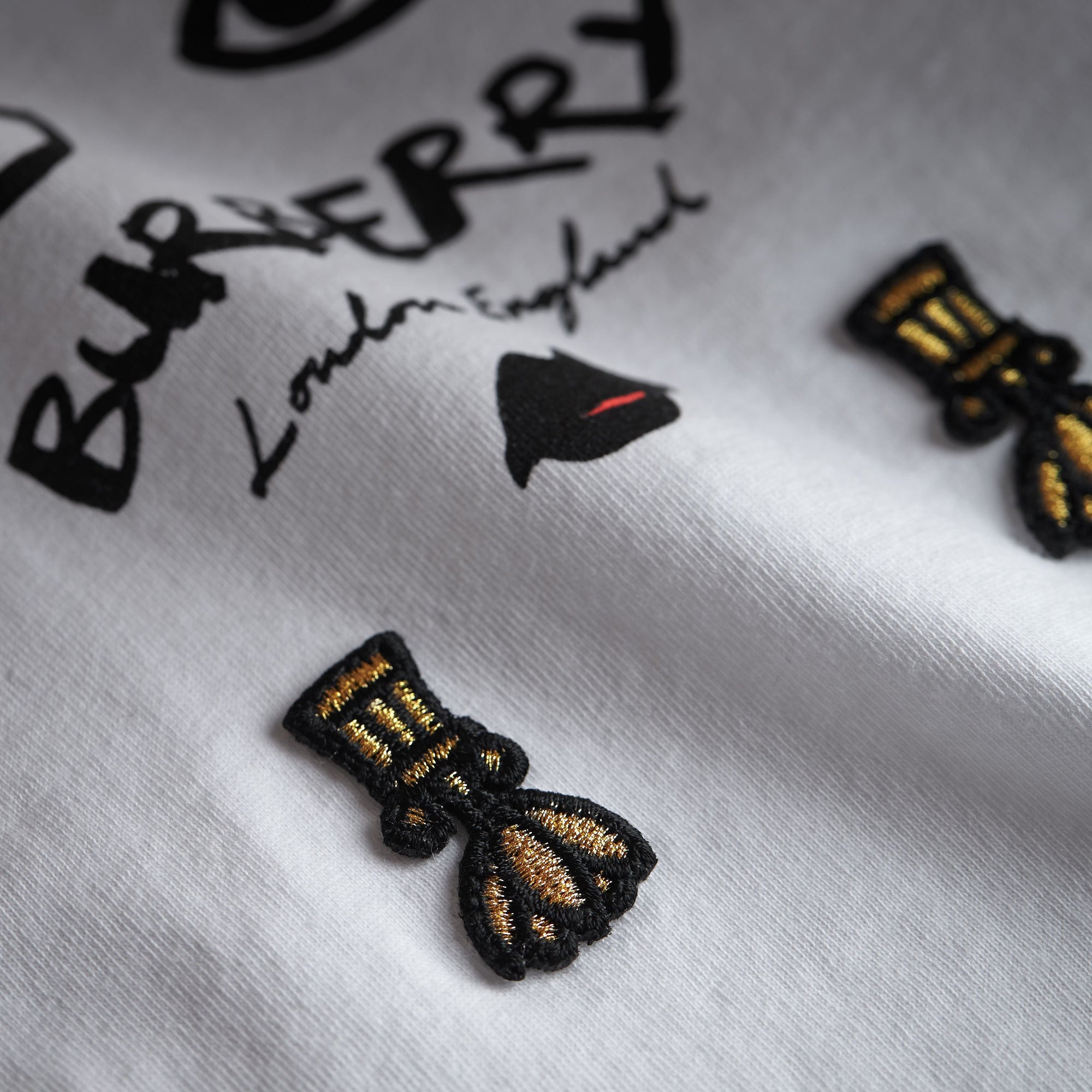 WHITE T-shirt en coton avec imprimé Lady