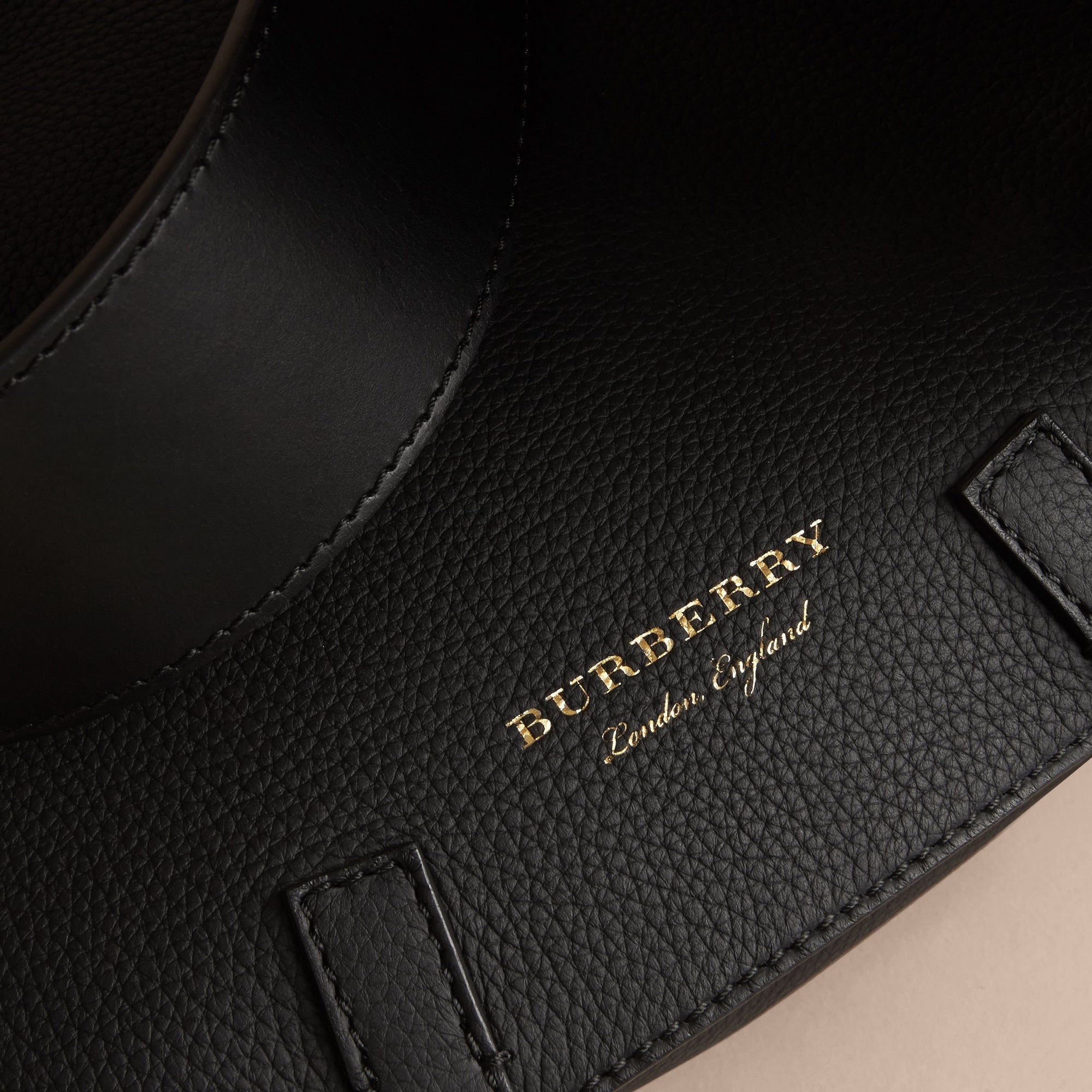 BLACK The Bridle en cuir de cerf