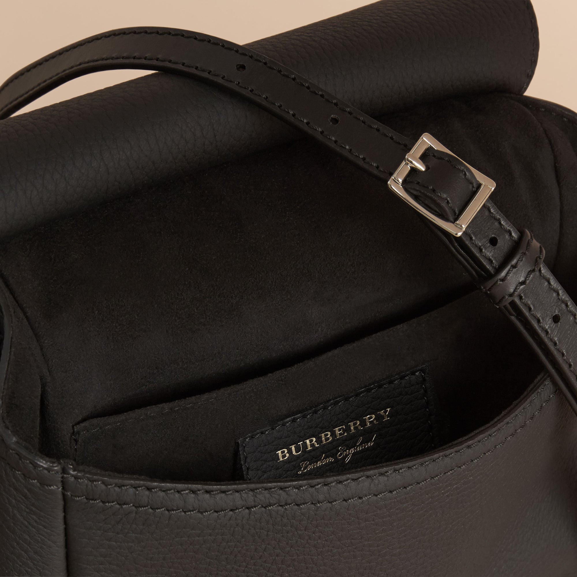 BLACK The Bridle en cuir de cerf
