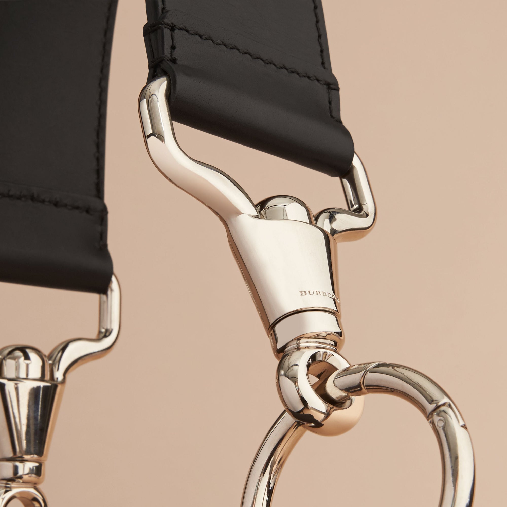 BLACK The Bridle en cuir de cerf