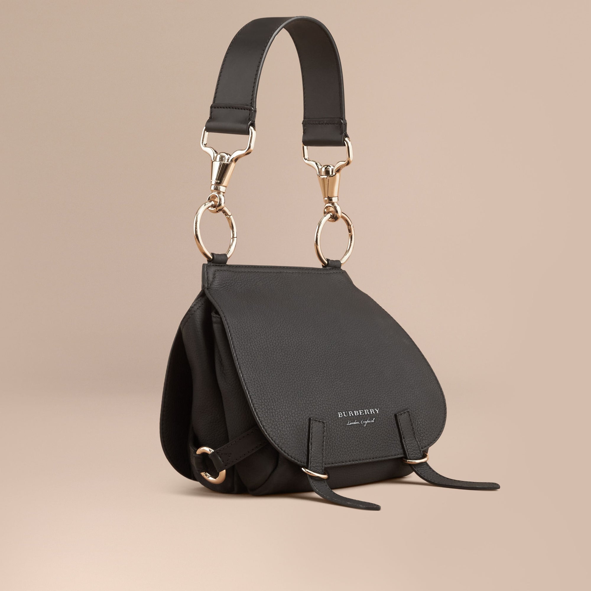 BLACK The Bridle en cuir de cerf
