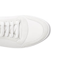 OPTIC WHITE Sneakers montantes en cuir et tissu House check