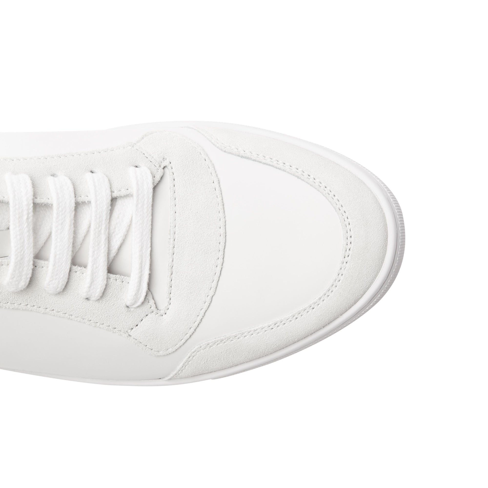 OPTIC WHITE Sneakers montantes en cuir et tissu House check