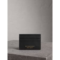 BLACK Porte-cartes en cuir trench