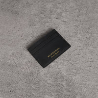 BLACK Porte-cartes en cuir trench