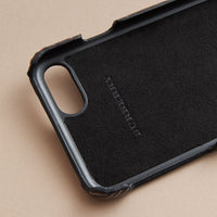 NAVY GREY Étui pour iPhone 7 en cuir London à imprimé Bestiaire