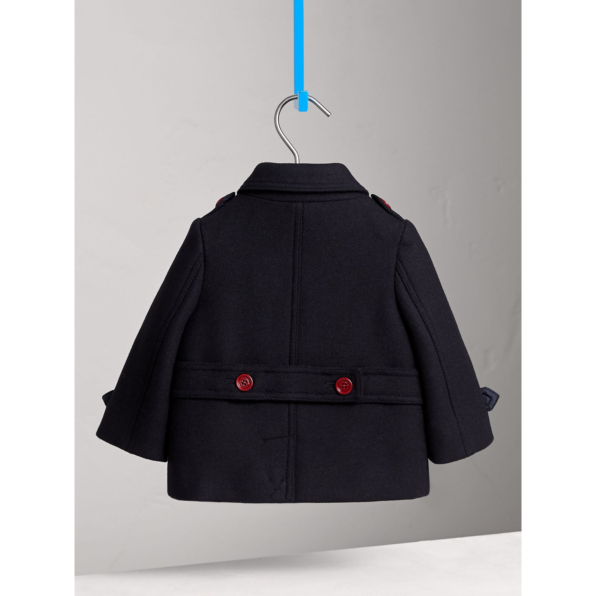 NAVY Caban en laine et cachemire mélangés avec boutons en résine