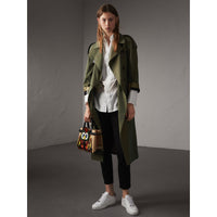 Petit sac The Banner en cuir avec motif Bestiaire - Chino