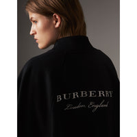 BLACK Cape en jersey brodé