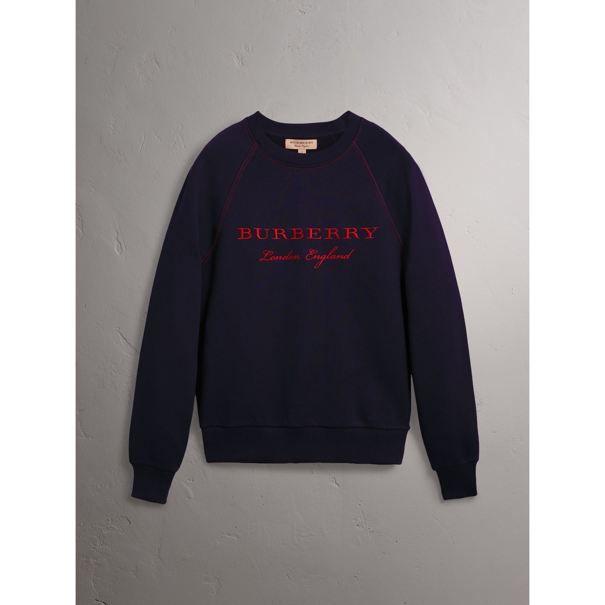NAVY Sweat-shirt en jersey brodé
