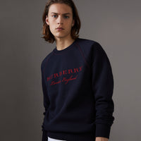 NAVY Sweat-shirt en jersey brodé