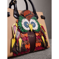 CHINO Sac The Banner moyen en cuir avec motif Bestiaire