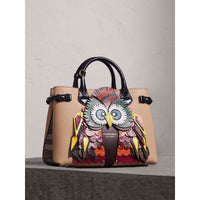 CHINO Sac The Banner moyen en cuir avec motif Bestiaire