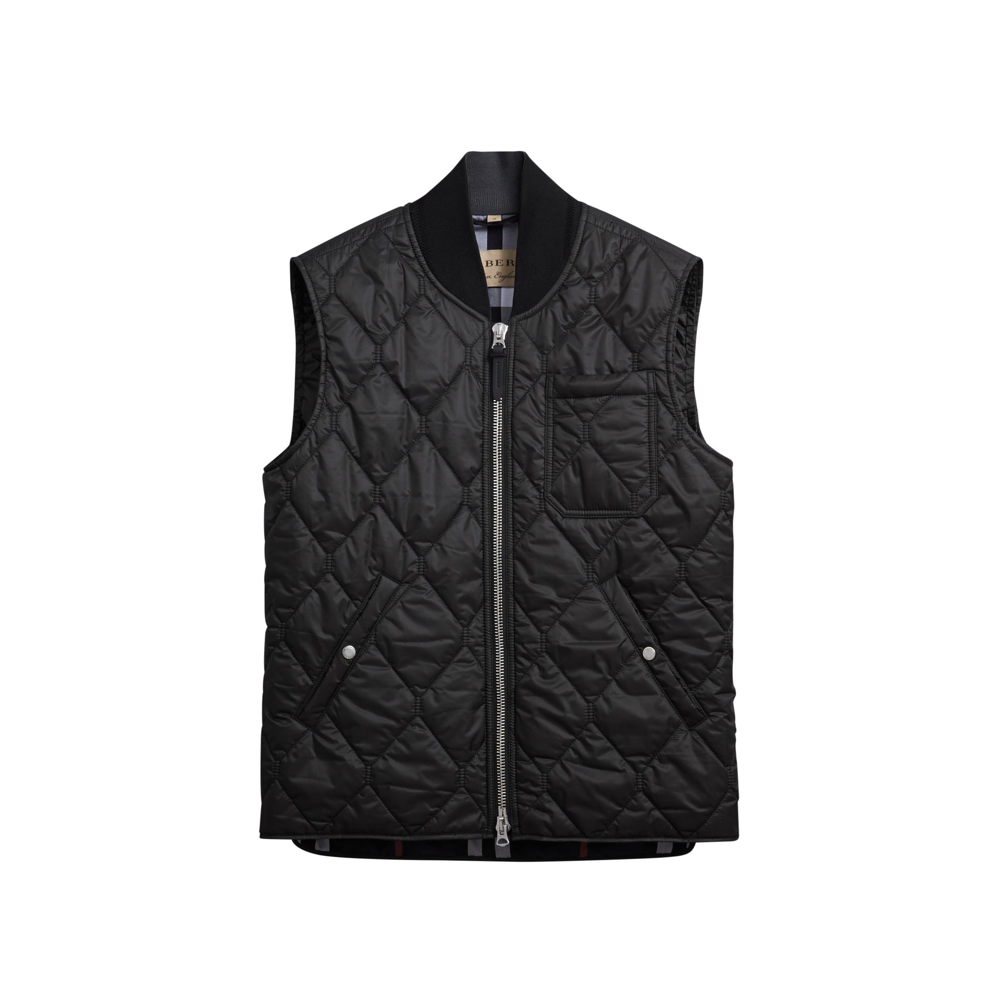 BLACK Veste sans manches matelassée
