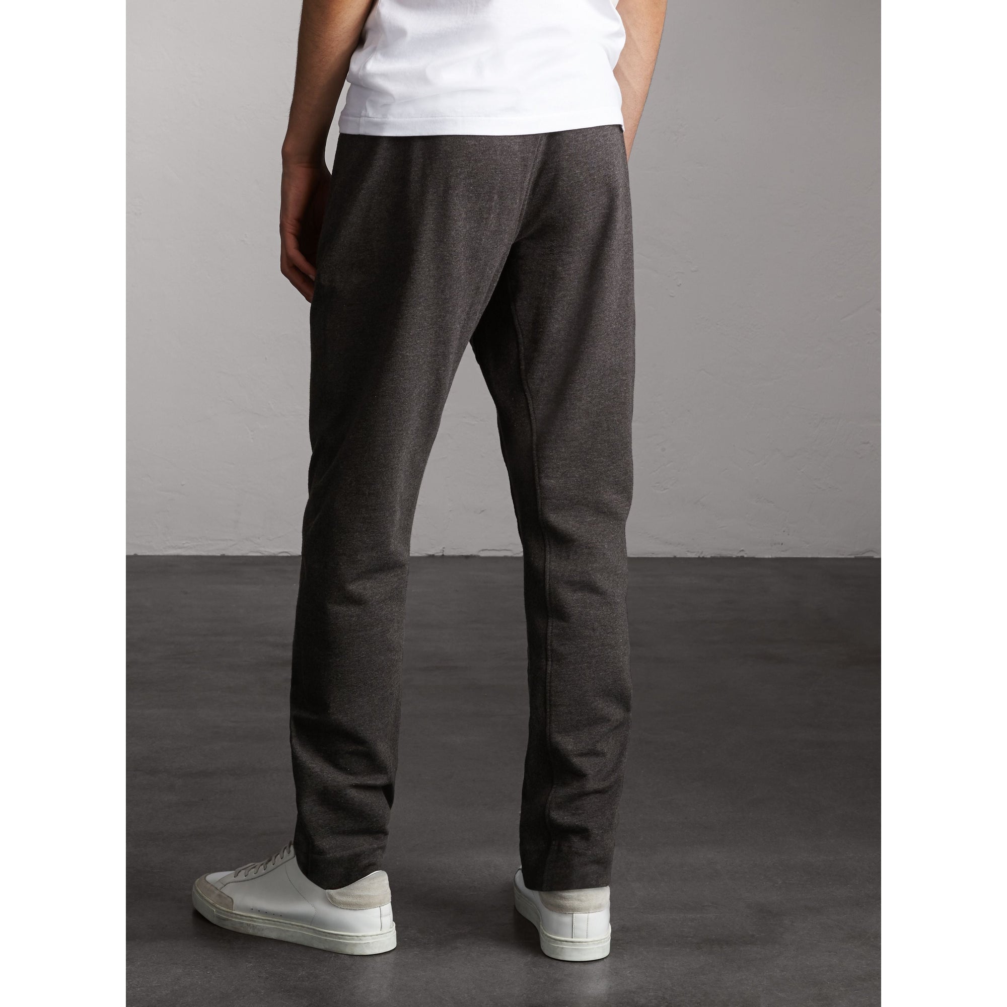 CHARCOAL MELANGE Pantalon de survêtement en coton