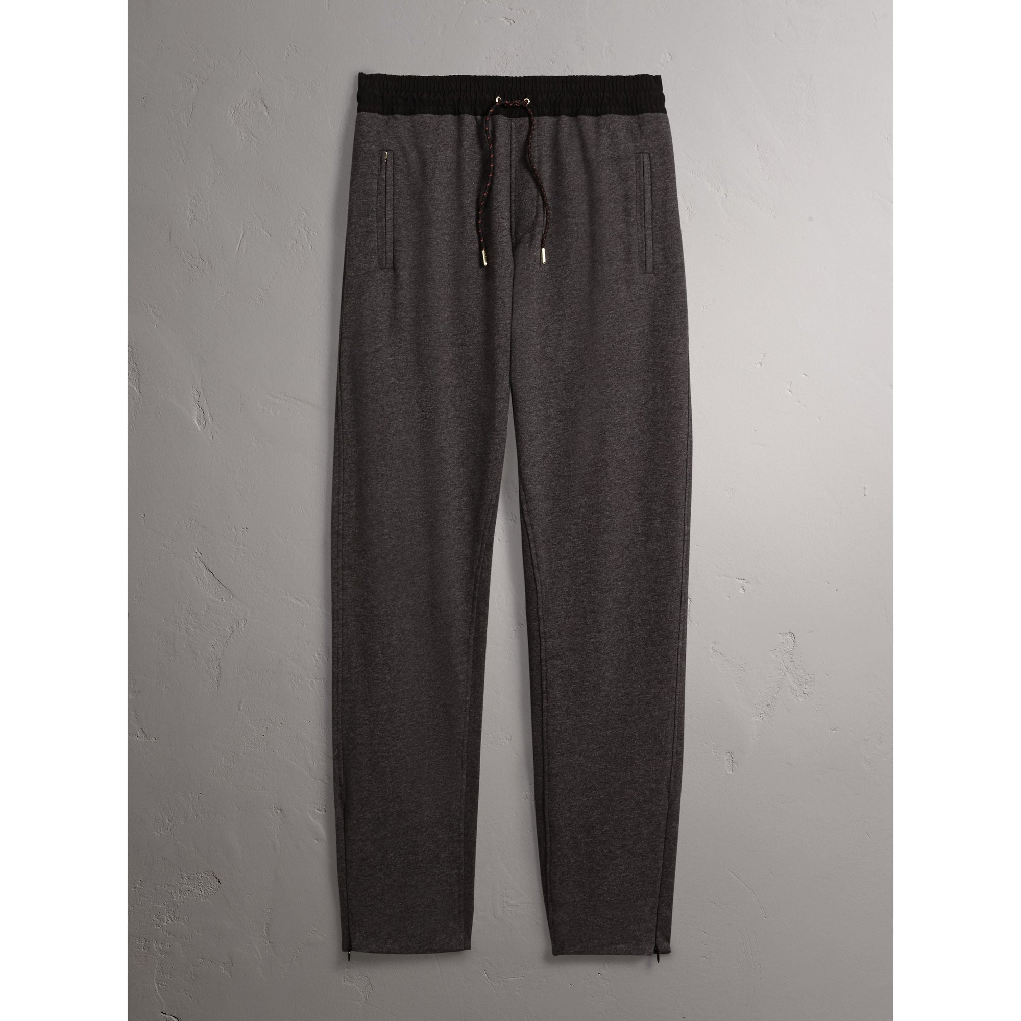CHARCOAL MELANGE Pantalon de survêtement en coton