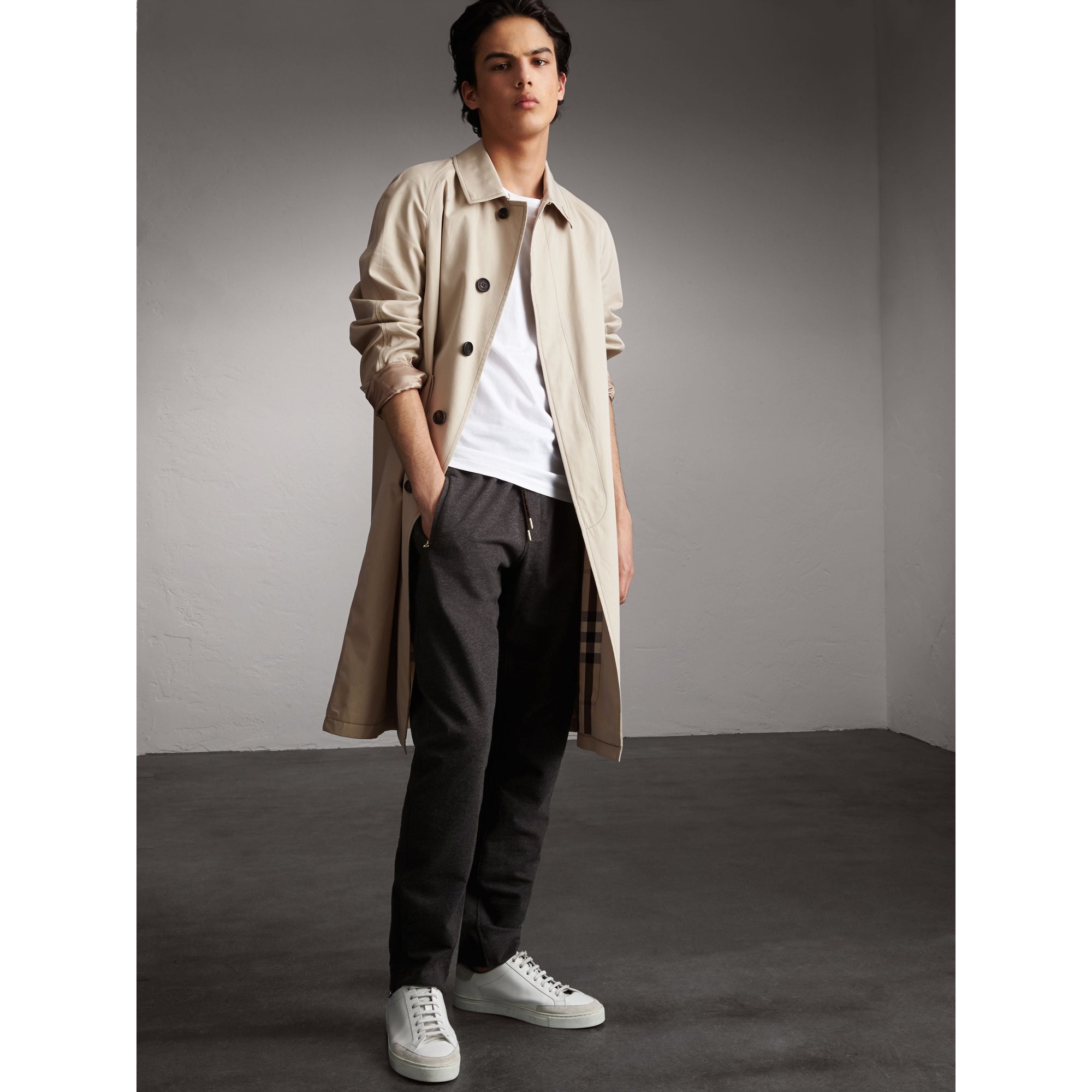 CHARCOAL MELANGE Pantalon de survêtement en coton