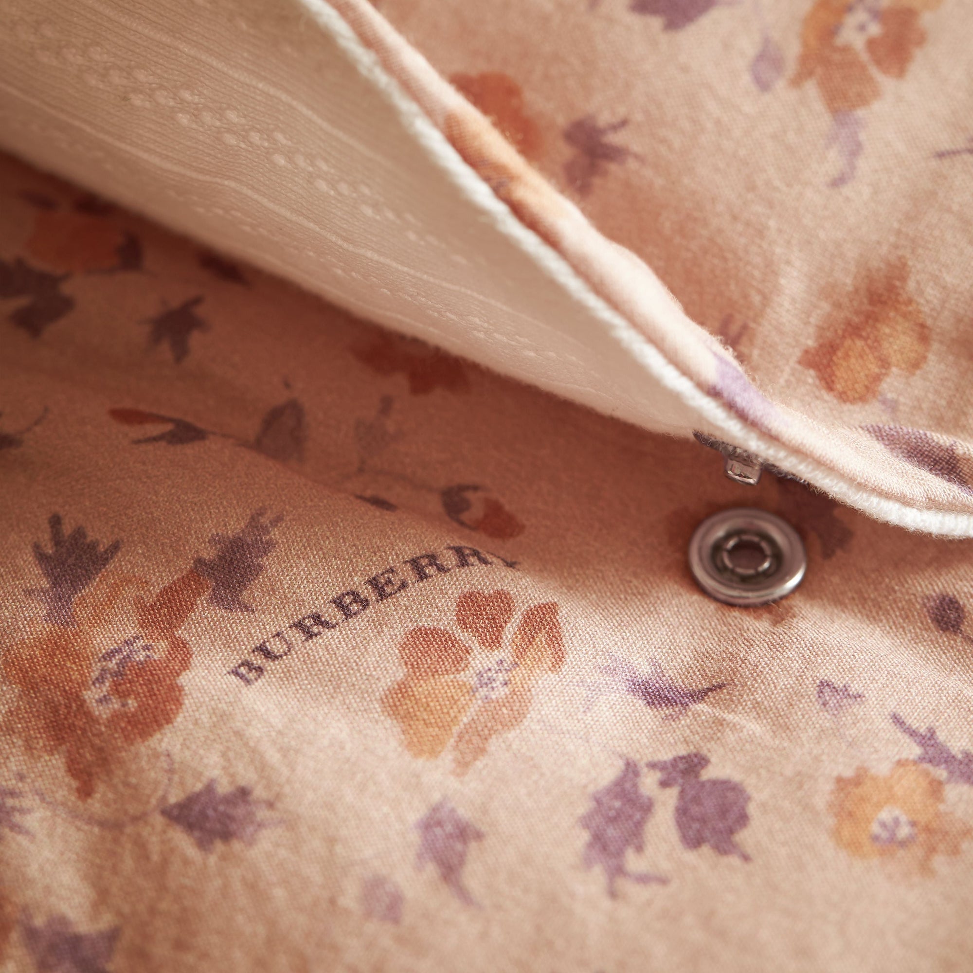 LIGHT COPPER Combinaison en coton matelassée à imprimé floral