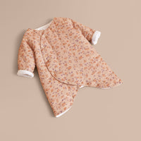 LIGHT COPPER Combinaison en coton matelassée à imprimé floral