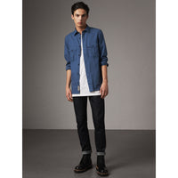 CANVAS BLUE Chemise en flanelle de coton légère