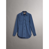 CANVAS BLUE Chemise en flanelle de coton légère
